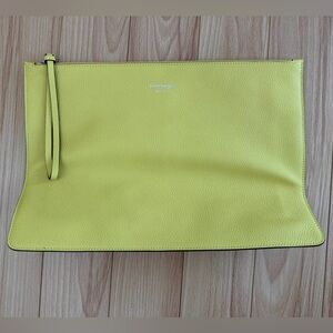 Salvatore Ferragamo Vibrant Yellow Pouch